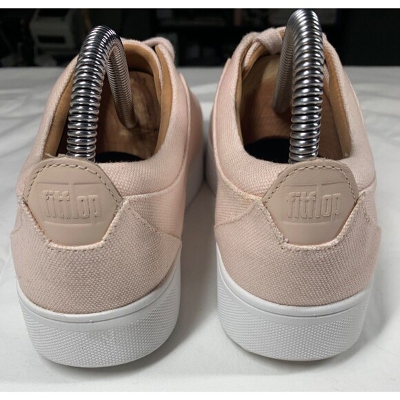Fitflop Sneakers Women’s Size 9 Rally Canvas Trainers in Rose Foam - Picture 9 of 10